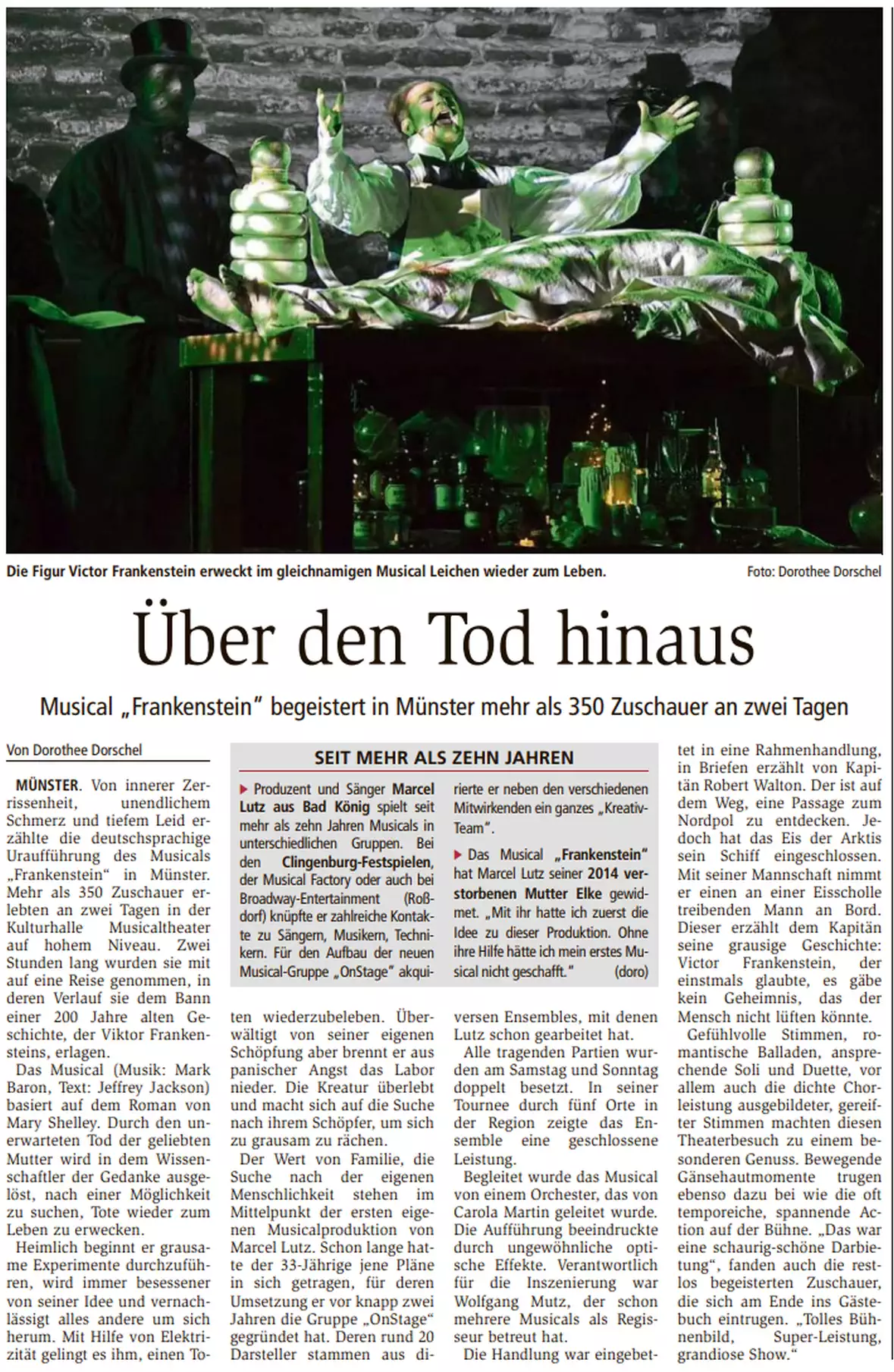 Frankenstein im Odenwälder Echo